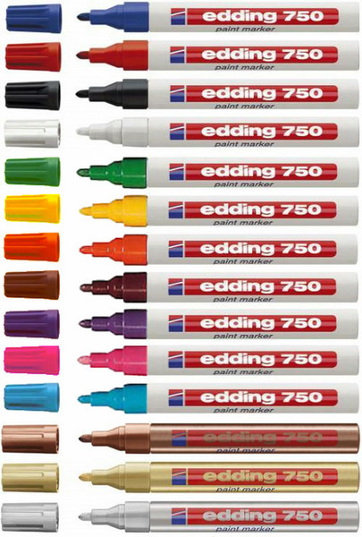 Edding 750 Rot 10Stück(e) Leuchtmarker