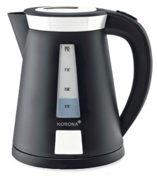Korona 20200 1.7L Black,Stainless steel 2200W electrical kettle