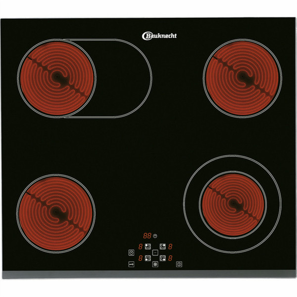 Bauknecht ETPV 7640/IN Eingebaut Electric hob Schwarz