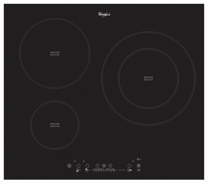 Whirlpool ACM801NE Встроенный Индукционная Черный плита