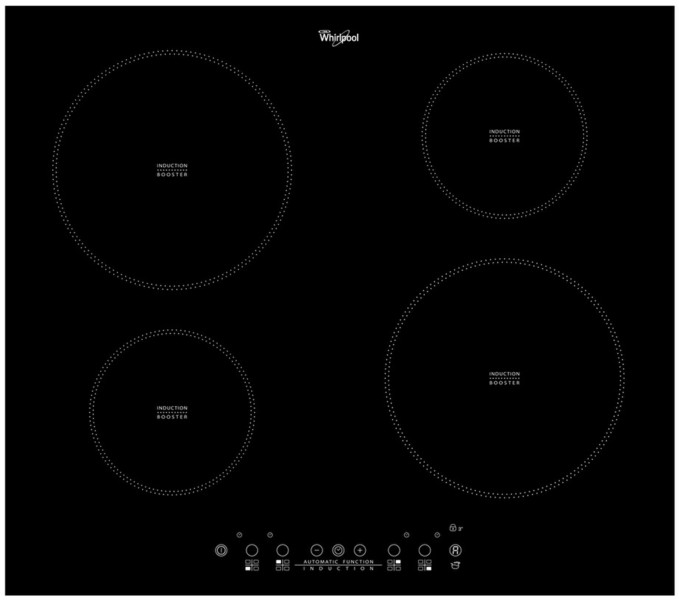 Whirlpool ACM804NE Встроенный Индукционная Черный плита