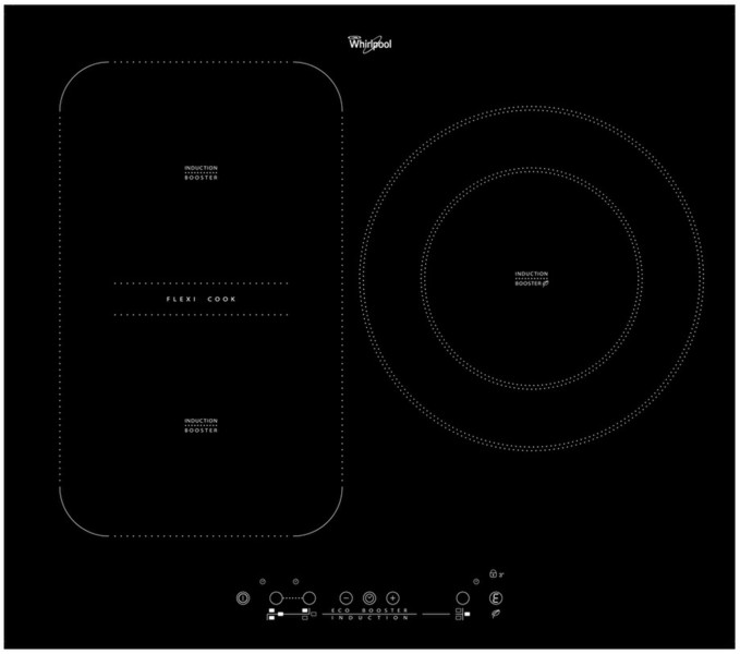 Whirlpool ACM805NE Встроенный Индукционная Черный плита