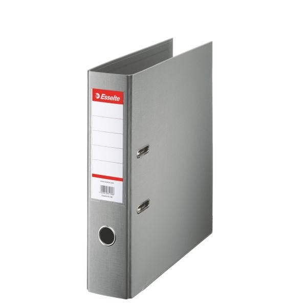 Esselte Plastic Standard Lever Arch Files, Grey Grey ring binder