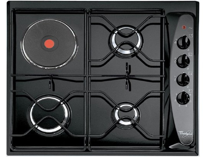 Whirlpool AKM261NB built-in Gas/Electric, electric induction Black hob