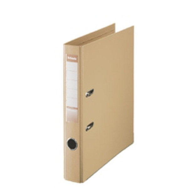 Esselte Naturelle Lever Arch File A4 PP 50mm Sand Sand Ringmappe