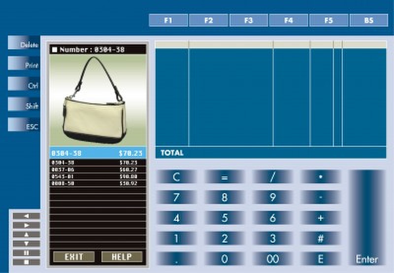 Epson IR-700: IR-700VS,1.3G,512MB,15",DMD,MSR,T88,NoOS