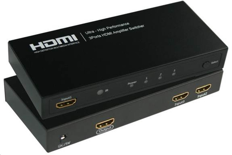Microconnect MC-HMSW301 HDMI коммутатор видео сигналов