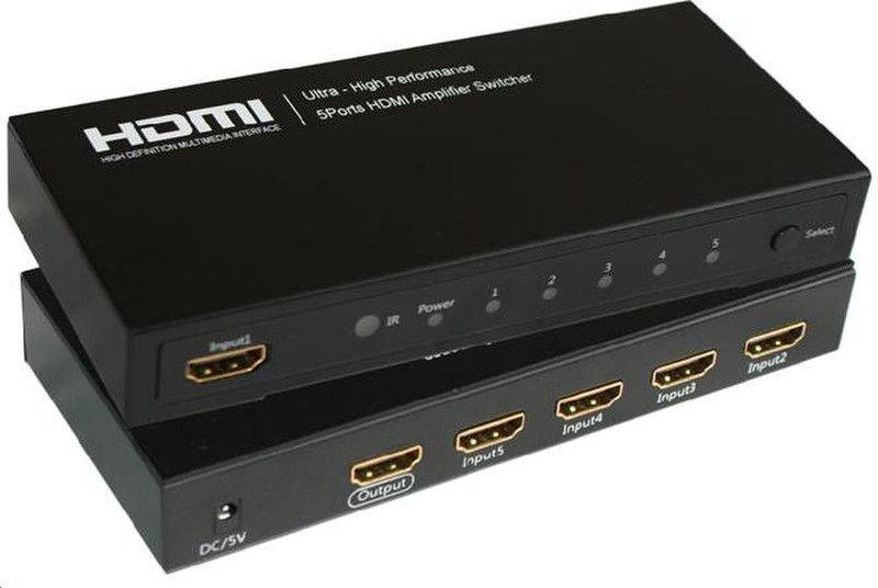 Microconnect MC-HMSW501 HDMI коммутатор видео сигналов