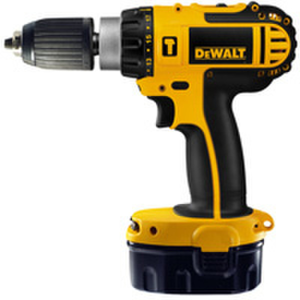 DeWALT DC735KB Дрель с рукояткой пистолетного типа Никель-металл-гидридный (NiMH) 2.6А·ч 2200г Черный, Желтый