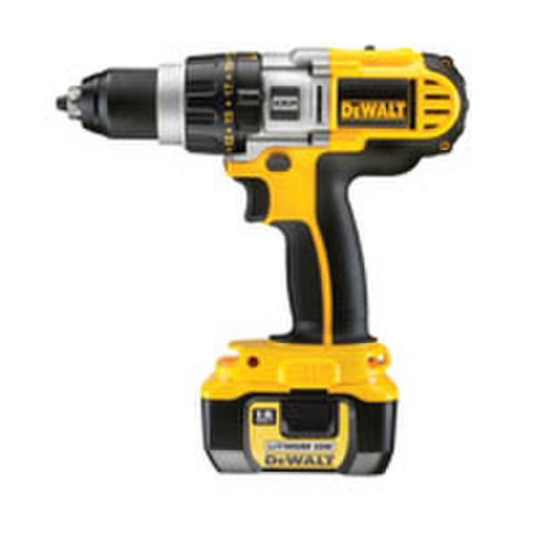 DeWALT DCD920L2 Дрель с рукояткой пистолетного типа Литий-ионная (Li-Ion) 2А·ч 2400г Черный, Желтый