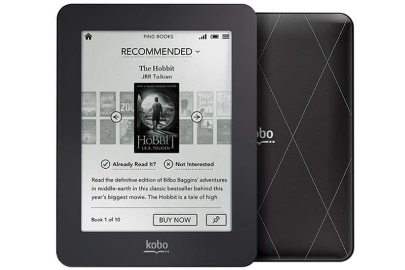 Kobo Mini 5" Touchscreen 2GB Wi-Fi Black e-book reader