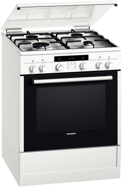 Siemens HR745220F Freestanding Gas hob A White cooker