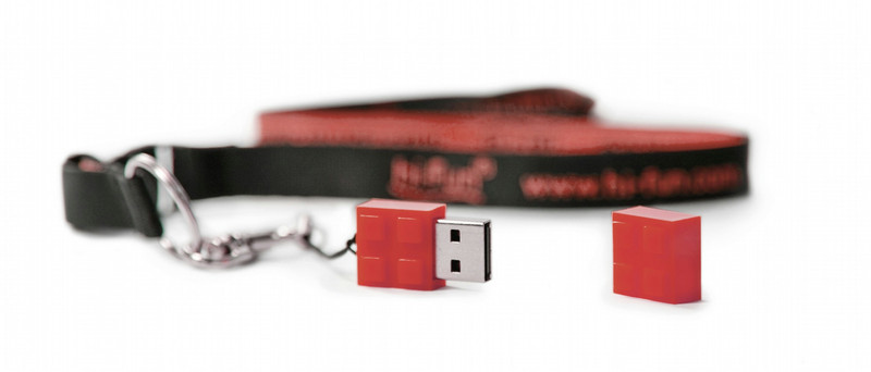 hi-Fun hi-Memory 4GB 4ГБ USB 2.0 Красный USB флеш накопитель