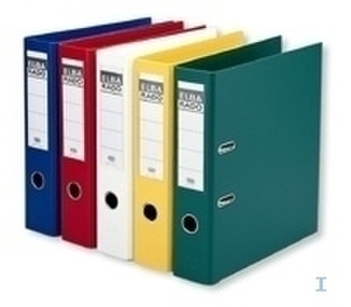 Elba Lever Arch File Rado Plast 80 mm, for A4, PVC Red PVC Red