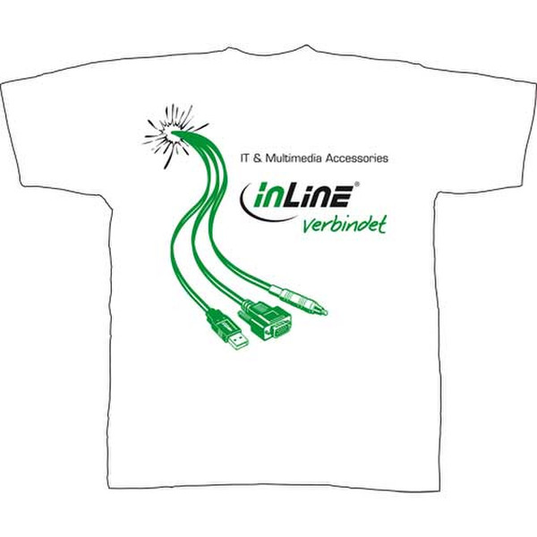 InLine 22338L L Cotton White men's outerwear