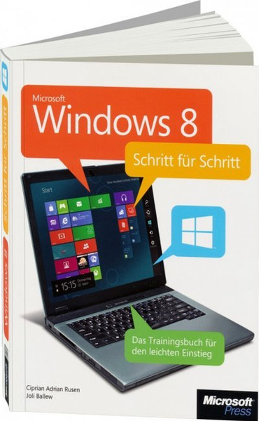 Microsoft Windows 8 - Schritt für Schritt 565pages German software manual