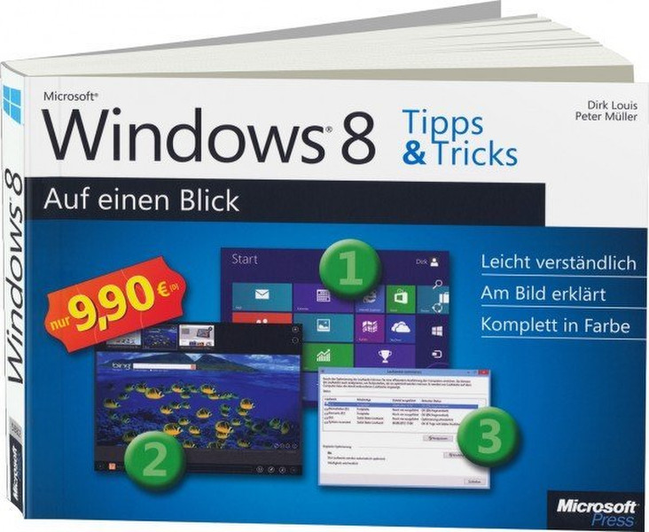 Microsoft Windows 8 Tipps und Tricks auf einen Blick 316Seiten Deutsch Software-Handbuch
