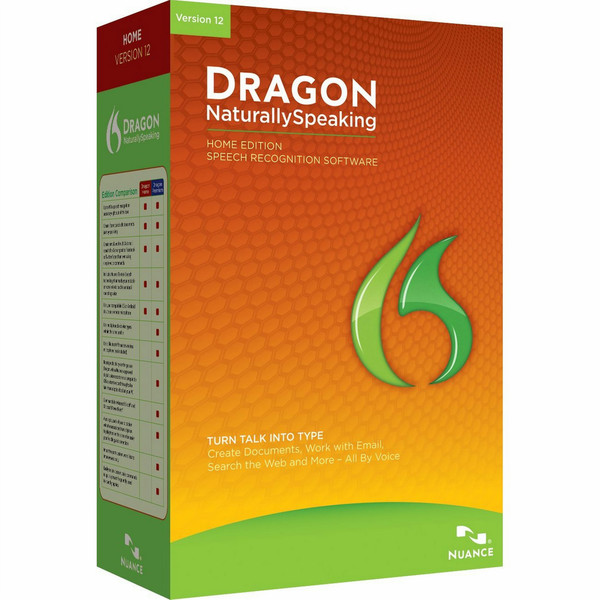 Nuance Dragon NaturallySpeaking 12.0 Home