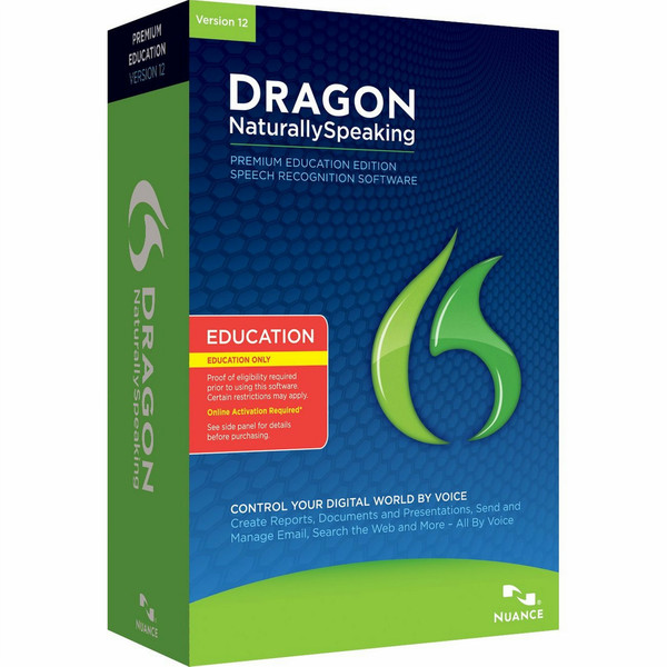 Nuance Dragon NaturallySpeaking 12.0 Premium EDU