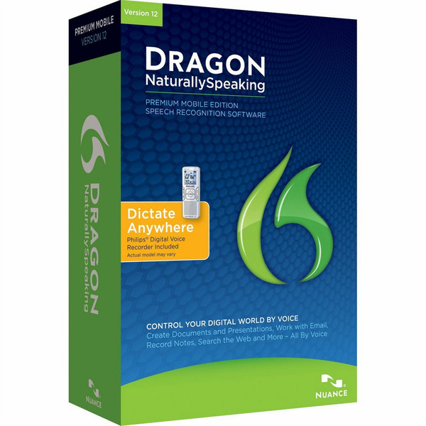 Nuance Dragon NaturallySpeaking 12.0 Premium Mobile