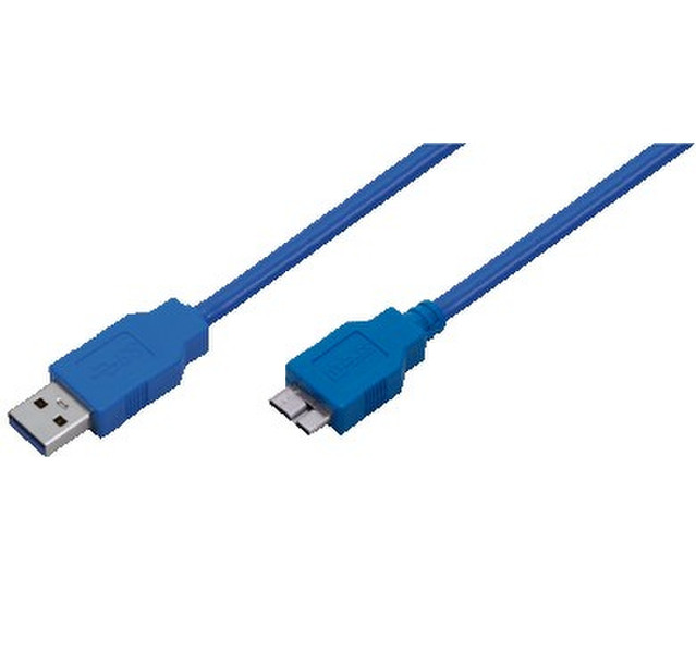 LogiLink USB 3.0 A/micro-B 0.6m 0.6m USB A Micro-USB B Blue