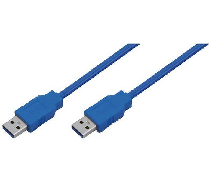 LogiLink USB 3.0 A/A 1m 1м USB A USB A Синий