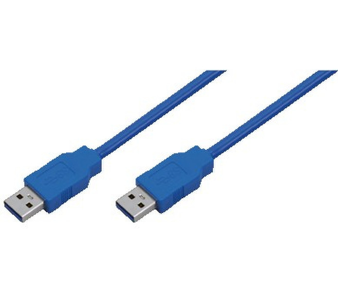 LogiLink USB 3.0 A/A 2m 2м USB A USB A Синий