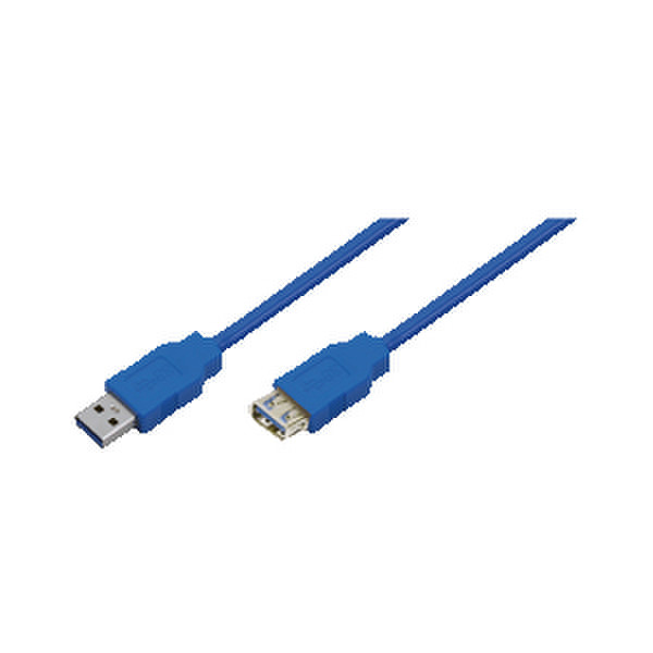 LogiLink USB3.0 2m 2m USB A USB A Blue