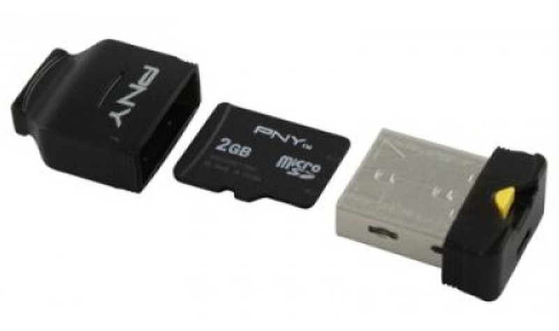 PNY USB 2.0 microSD USB 2.0 устройство для чтения карт флэш-памяти
