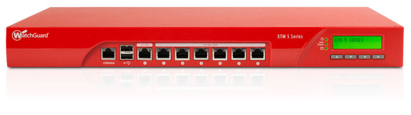 WatchGuard XTM 515 & 3-yr LiveSecurity 1U 2048Mbit/s hardware firewall