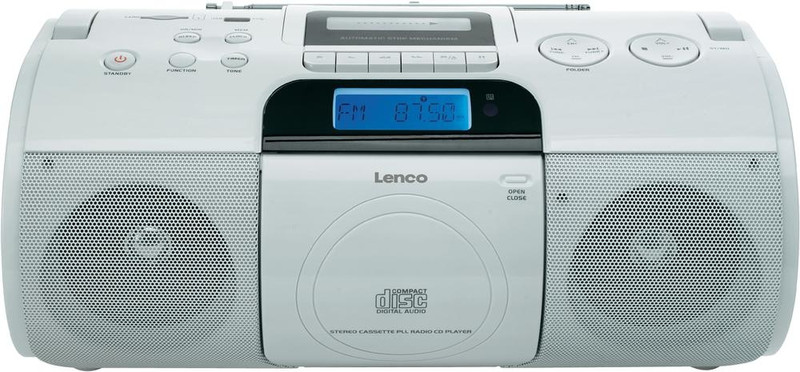 Lenco SCR-1000 Portable CD player White