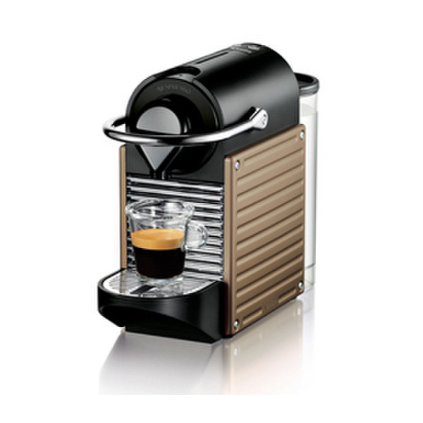 Krups Nespresso Pixie Pad-Kaffeemaschine 0.7l Schwarz, Braun