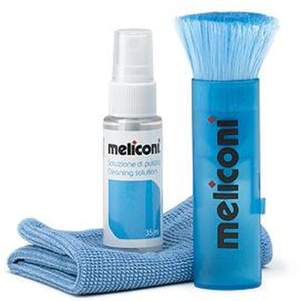 Meliconi C35p LCD/TFT/Plasma Equipment cleansing wet/dry cloths & liquid 35ml
