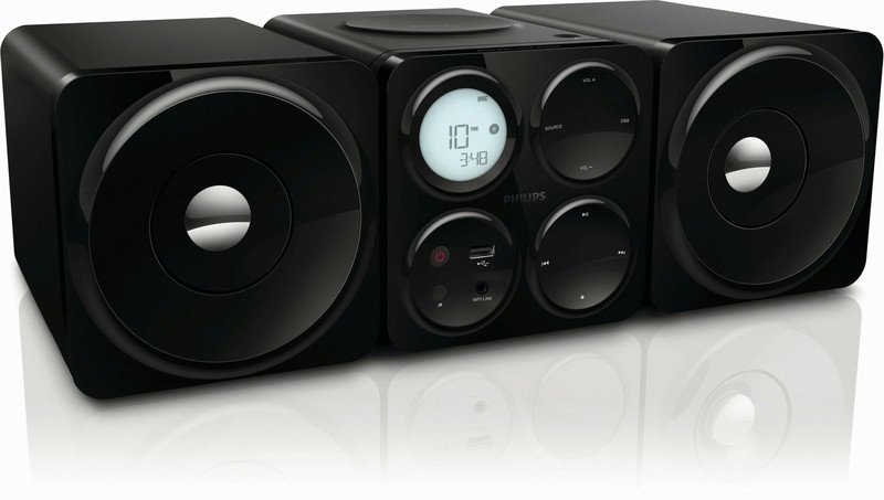 Philips MCM1055B/51 Micro set 24W Black home audio set