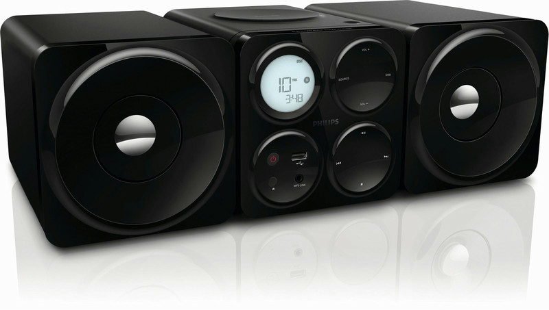 Philips MCD1065/51 Micro set 24W Black home audio set