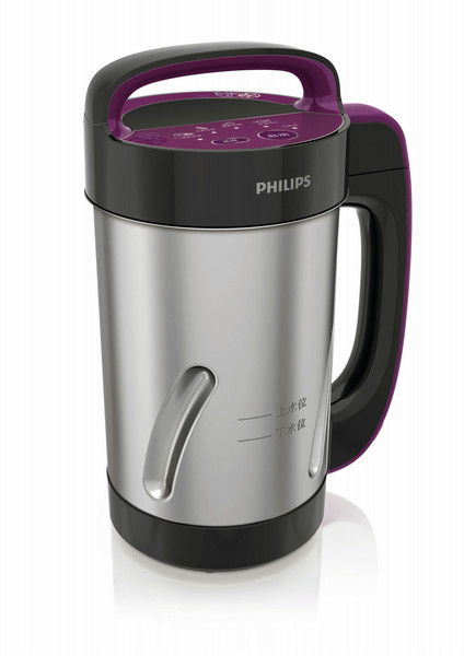 Philips Daily Collection HD2051/03 Автоматический вспениватель молока Черный, Пурпурный, Нержавеющая сталь вспениватель молока