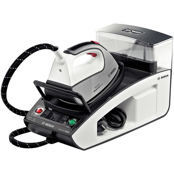 Bosch TDS4550 1300W 1.3L Palladium soleplate Black,White steam ironing station