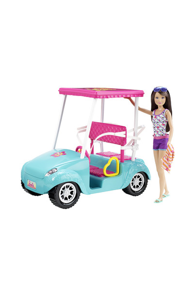 Mattel Barbie Skipper in auto golf Разноцветный кукла