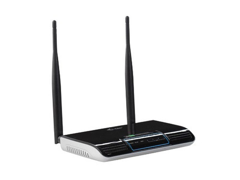 iTEC WPOINT-ABGN Schnelles Ethernet Schwarz, Silber WLAN-Router