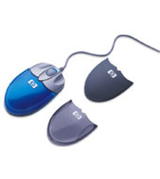 HP F2100A USB Оптический Для обеих рук Синий компьютерная мышь