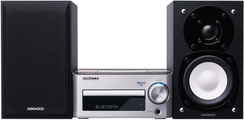 Kenwood Electronics K-531-SB Mini set 80W Black,Silver home audio set