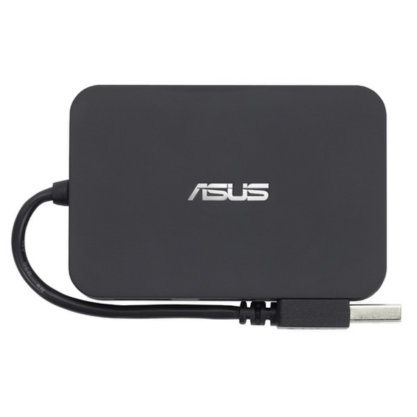 ASUS USB Hub + Ethernet Port Combo 480Mbit/s Schwarz