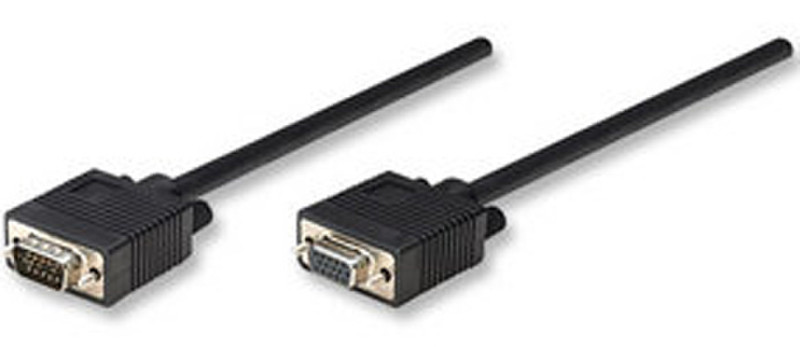 Manhattan 30m SVGA 30m VGA (D-Sub) VGA (D-Sub) Black