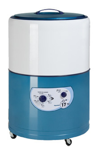 Acros ALP1735UP Отдельностоящий Вертикальная загрузка 17кг Синий, Белый стиральная машина