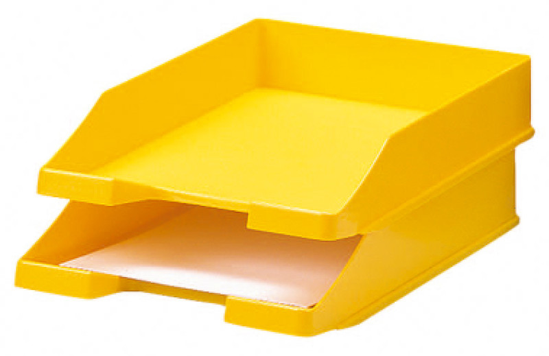 HAN Standard letter tray C4 Plastic Red,Yellow desk tray