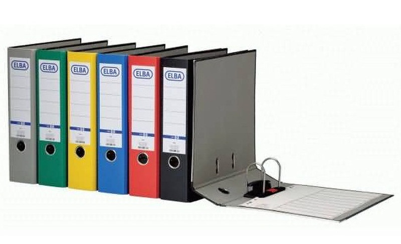 Elba Clic 80mm Red ring binder