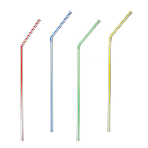 Papstar 16666 250pc(s) Multicolour disposable drinking straws