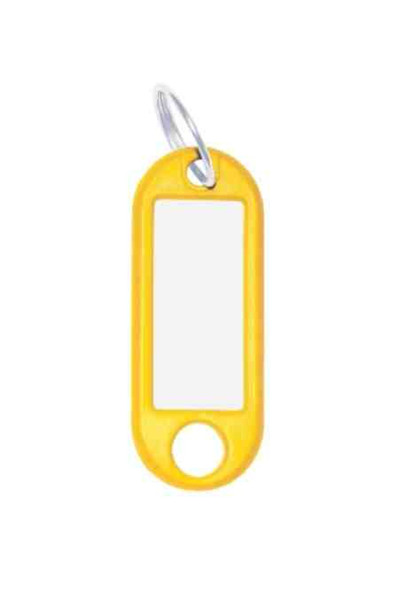 Wedo Key Fob, Ring Yellow 100pc(s) key tag