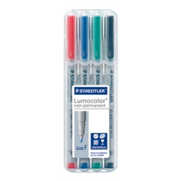 Lumocolor 316 Black,Blue,Green,Red 4pc(s) marker
