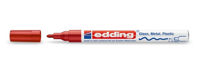 Edding 751 Red 10pc(s) paint marker